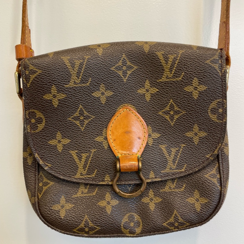 Louis Vuitton Tan and Brown Monogram Crossbody Bag
